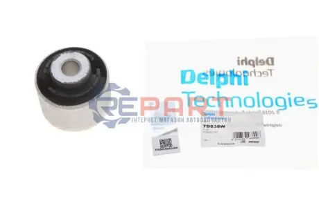 Фото Сайлентблок внутренний/нижний рычажок перед. Audi A4, A4 Allroad, A5, A6, A6 Allroad, A7, Q5 1.4-4.2 06.07- Delphi (TD838W) изображение 1