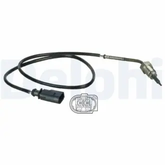 Датчик температури вихлопних газів (перед турбіною) AUDI A3, TT SEAT ALTEA, ALTEA XL, IBIZA IV, IBIZA IV SC, LEON, TOLEDO III SKODA FABIA II, OCTAVIA II, ROOMSTER, SUPERB II 1.9D/2.0D 05.03-07.18 Delphi TS30020