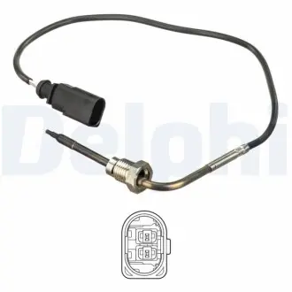 Датчик температури вихлопних газів (перед DPF) AUDI A6 ALLROAD C6, A6 C6, A8 D3 2.7D/3.0D/4.2D 08.03-08.11 Delphi TS30178