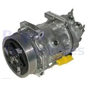 Компрессор кондиционера CITROEN BERLINGO, BERLINGO MULTISPACE, BERLINGO/MINIVAN, C4, C4 GRAND PICASSO I, C4 GRAND PICASSO II, C4 I, C4 II, C4 PICASSO I, C5 III, PEUGEOT 3008 1.4D-2.0ALK 08.00- Delphi TSP0155474
