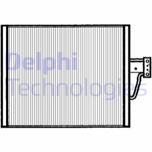 Радиатор кондиционера - (1618073, 52485120, 52466908) Delphi TSP0225050 (фото 1)