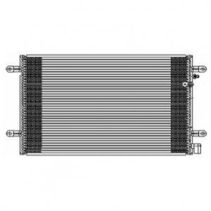 Радиатор кондиционера - (4F0260403P, 4F0260403E, 4F0260403D) Delphi TSP0225591