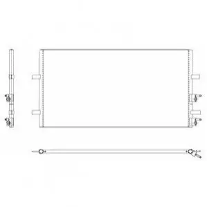 Конденсатор, система кондиціонування повітря Delphi TSP0225640 Купити в Україні