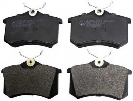 Колодки гальмівні (задні) VW Caddy III 04-/Peugeot 308 07-/Citroen C4 04 Denckermann B110041