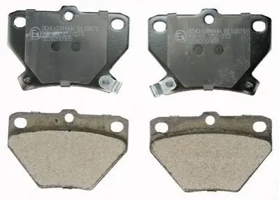Фото Гальмівні колодкі дискови зад. Toyota Corolla 1.4 02-07/Yaris 1.3 99- Denckermann (B110871) зображення 1