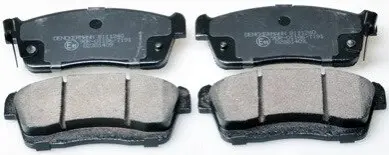 Фото Гальмівні колодки дискові Daihatsu Copen, Cuore Vii, Sirion Subaru Justy Iv Suzuki Alto 0.7/1.0/1.3 09.03- Denckermann (B111240) зображення 1