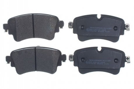 Тормозные колодки дисковые зад. AUDI A4, A4 ALLROAD, A5, Q5, Q7 1.4-3.0DH 01.15- Denckermann B111385 (фото 1)