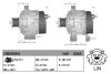 Генератор (14В, 100А, новий із заставою) TOYOTA AURIS, COROLLA, VERSO S, YARIS 1.4D 11.10-12.18 Denso (DAN1094) зображення 3