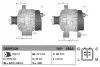 Фото Генератор (14В, 180А, новий із заставою) LEXUS GX, LX TOYOTA LAND CRUISER 200, SEQUOIA 4.6/5.7 08.07 Denso (DAN1208) зображення 3