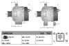 Фото Генератор (14В, 70А, новий із заставою) TOYOTA DYNA, HIACE IV, HILUX VI, HILUX VII, LAND CRUISER 90, LAND CRUISER PRADO 2.5D/3.0D 08.00 Denso (DAN1349) зображення 3