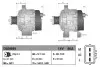 Генератор (14В, 80А, новий із заставою) TOYOTA YARIS, YARIS VERSO 1.3/1.5 08.99-11.05 Denso (DAN959) зображення 3