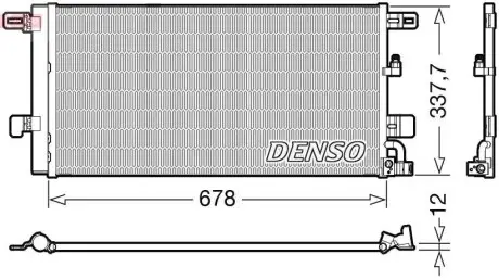 Радиатор кондиционера Denso DCN02001 Купить в Украине