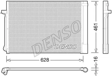 Конденсатор, система кондиціонування повітря Denso DCN05013
