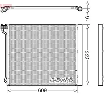 Конденсатор, система кондиціонування повітря Denso DCN05034