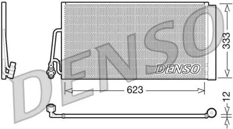 Радиатор кондиционера Denso DCN05102