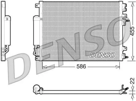 Конденсатор, система кондиціонування повітря Denso DCN06001