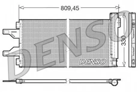Радиатор кондиционера Denso DCN07050