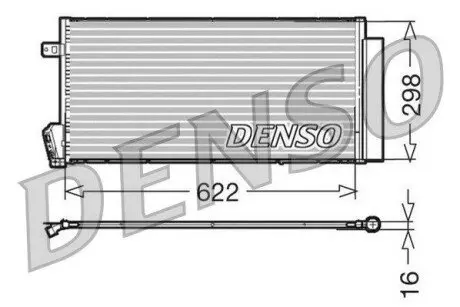 Радиатор кондиционера Denso DCN09018 Купить в Украине