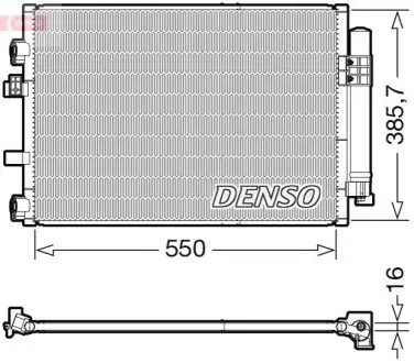 Конденсатор, система кондиціонування повітря Denso DCN10044