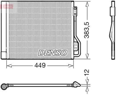 Конденсатор, система кондиціонування повітря Denso DCN16002