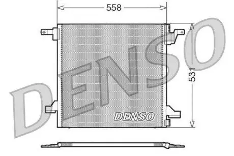 Радиатор кондиционера Denso DCN17022