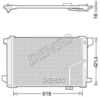 Радиатор кондиционера (с осушителем) Denso DCN17035