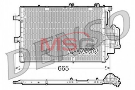 Радиатор кондиционера DENSO DCN20017