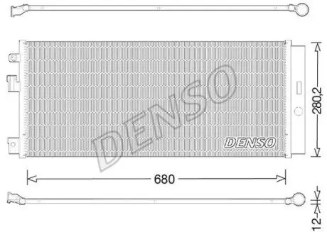 Конденсатор, система кондиціонування повітря Denso DCN20023