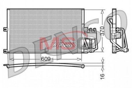 Радиатор кондиционера DENSO DCN20029 (фото 1)