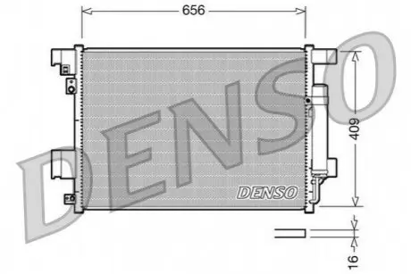 Радиатор кондиционера Denso DCN21001