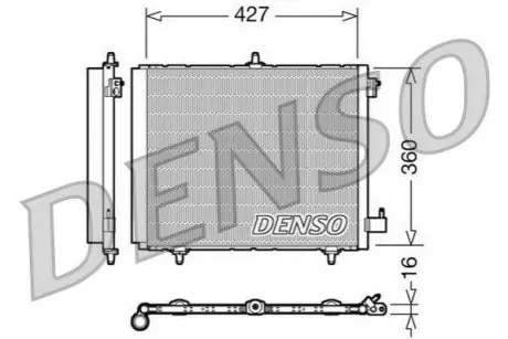 Конденсатор кондиционера Denso DCN21009
