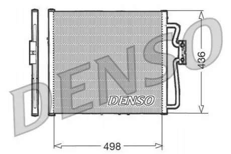 Радиатор кондиционера Denso DCN23009