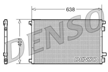 Конденсатор, система кондиціонування повітря Denso DCN23012