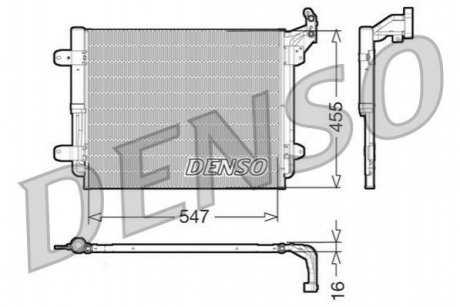 Радиатор кондиционера DENSO DCN32062