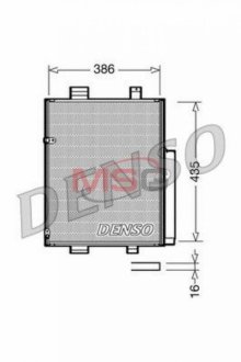 Радиатор кондиционера DENSO DCN35001