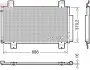 Конденсатор кондиціонера (з осушувачем) HONDA ACCORD VIII 2.2D 07.08-06.15 Denso (DCN40033) зображення 1