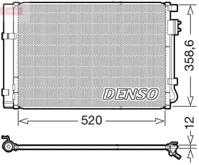 Конденсатор, система кондиціонування повітря Denso DCN41011