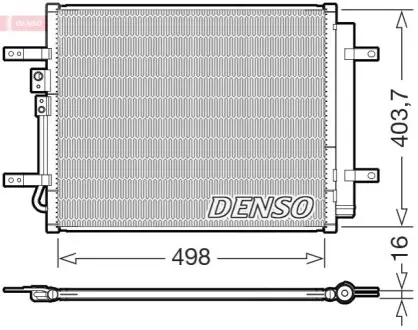 Конденсатор, система кондиціонування повітря Denso DCN41025