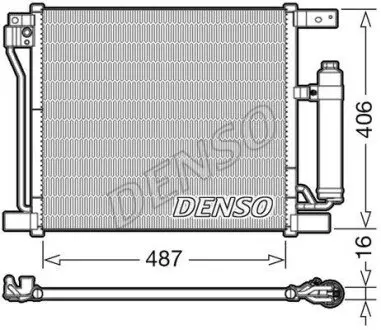 Радиатор кондиционера Denso DCN46021
