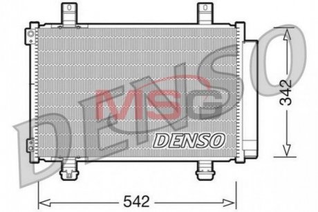 Радиатор кондиционера DENSO DCN47005