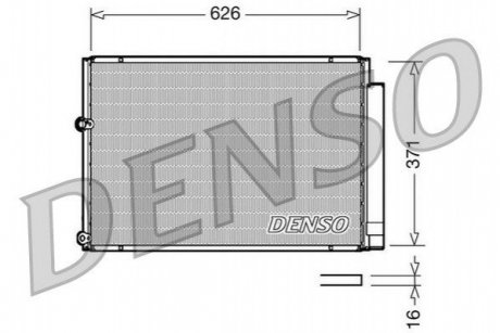 Радіатор кондиціонера DENSO DCN50018