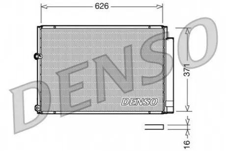 Радиатор кондиционера Denso DCN50018