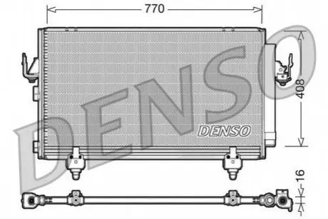 Радиатор кондиционера Denso DCN50031