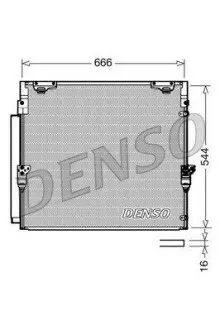 Радиатор кондиционера Denso DCN50036