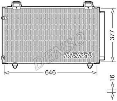 Конденсатор, система кондиціонування повітря Denso DCN50043