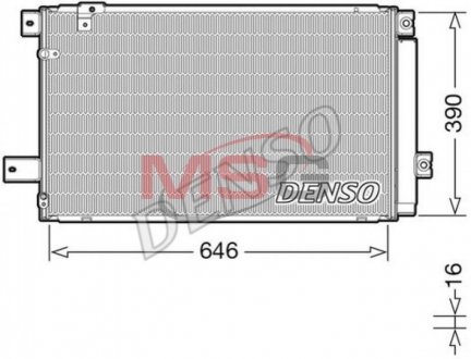 Конденсатор DENSO DCN50049 (фото 1)