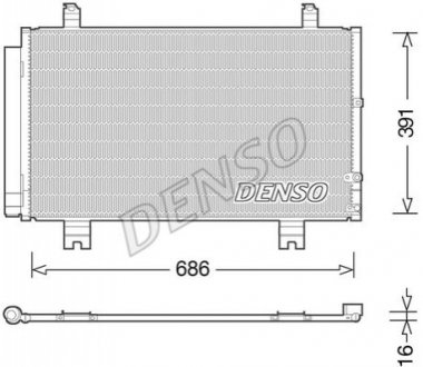 Конденсатор DENSO DCN51013 (фото 1)