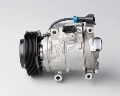 Компрессор кондиционера 12В (R1234yf/R134a) JOHN DEERE 410K, 6125 R Denso DCP99520