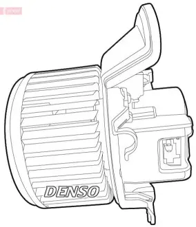 Вентилятор, конденсатор кондиционера Denso DEA01211