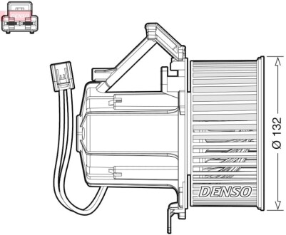 Автозапчасть DENSO DEA02008 (фото 1)